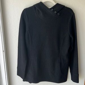 Ibex Women’s Reese Tunic Wool Hooded Pullover Sweater